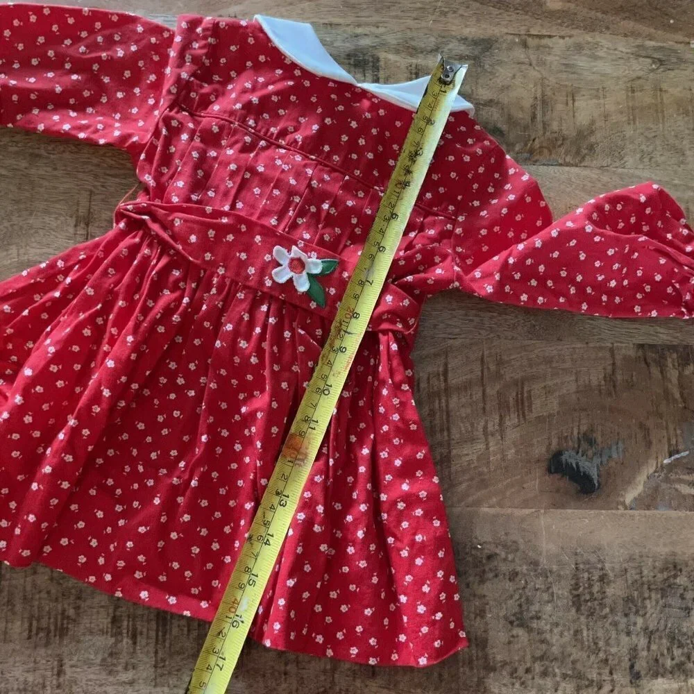 Vintage JANDI Classics Infant Girls Sz 2T Red